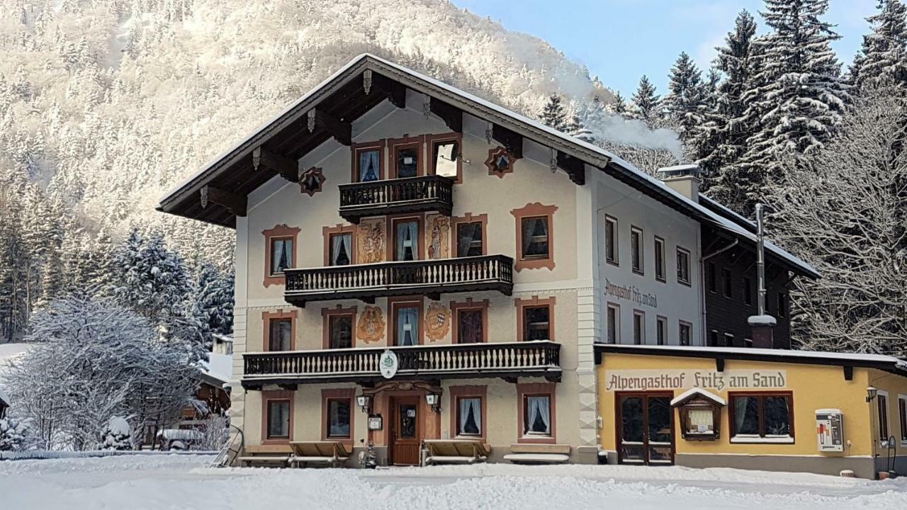 Bergsporthotel Fritz Am Sand Ruhpolding Ngoại thất bức ảnh
